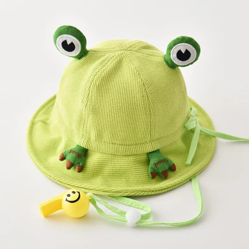 Frog Patchwork Baby & Toddler Bucket Hat – 6M to 3